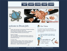 Tablet Screenshot of dreamjobs.co.in